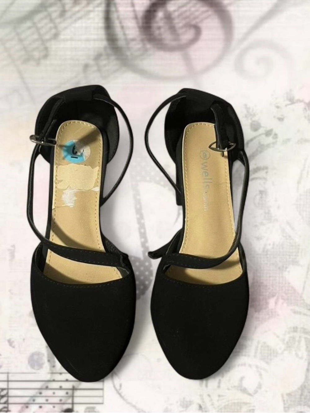 Black Women's Ankle-Strap Heels